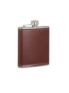 Relaxdays 2 серебристые фляги по 200 мл каждая