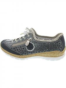 Rieker Спортивные кроссовки на шнуровке, синие