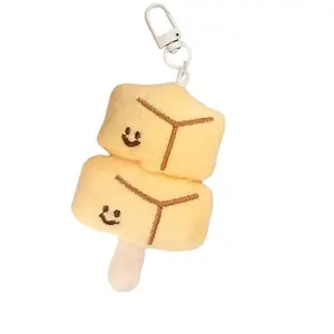Стильный плюшевый кулон Cartoon Oden высотой 6 см LOGISTAR, Fish Tofu Plush Pendant