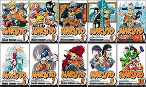 Naruto Manga Set, Vol. 1-10 (Generic)