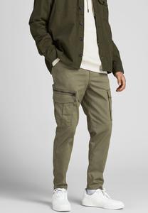 Брюки карго JJIACE JJDEX TAPERED Jack & Jones, пыльный оливковый