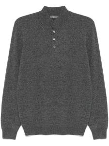Corneliani меланжевый свитер, серый