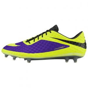 Nike Кроссовки HyperVenom Phantom Abrasion Resistant Soccer Shoes Unisex Purple Yellow