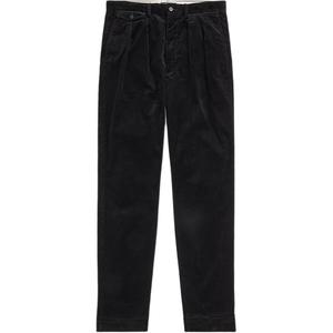 Брюки Whitman Pleated Corduroy Polo Ralph Lauren, черный