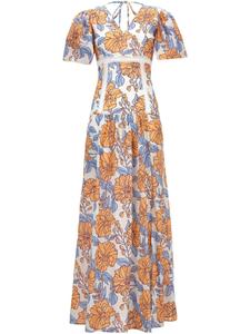 LE TWINS платье макси Rosellina, белый