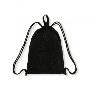 Aape Рюкзак Regular Unisex Black с затяжкой из полиэстера