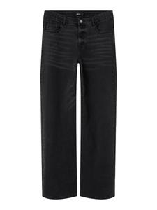 Джинсы с широкими штанинами LMTD NLFBLI, Black Denim