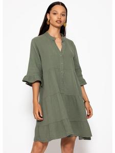 Короткое платье SASSYCLASSY, хаки