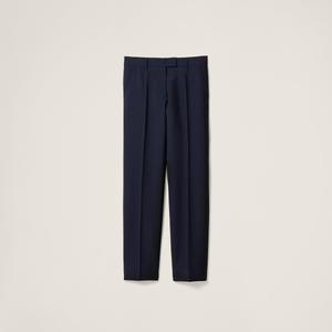 Брюки из кид-мохера MIU MIU, синий