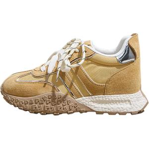 QINGZHUHU Женские дышащие устойчивые к истиранию влагоотводящие низкие повседневные туфли без подкладки - имбирно-желтый, цвет Ginger Yellow, Unlined