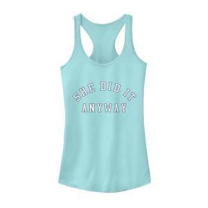 Майка для юниоров с надписью «Она все равно сделала это» Licensed Character