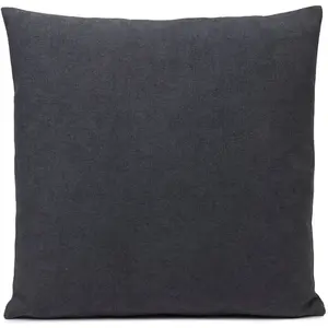 Декоративная подушка Darco Uni, 1 шт., размеры: 45 x 45 см, с наполнителем Gözze, Anthrazit + unifarben