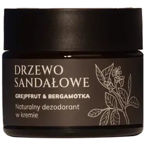 Натуральный дезодорирующий крем сандал, грейпфрут и бергамот, 50 мл Mglife