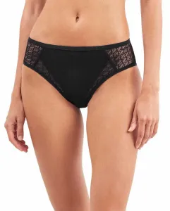 Трусики миди с тюлем Gisela, черный