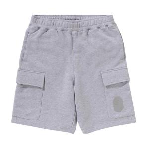 Шорты BAPE Ape Head Cargo Sweat Shorts, Grey