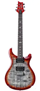 PRS SE Custom 24 в цвете Charcoal Cherry Burst