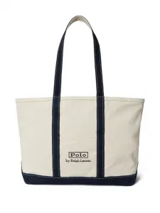Сумка-тоут с вышитым логотипом POLO RALPH LAUREN, нейтральный