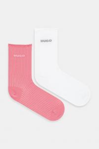 Носки 2 пары Hugo, розовый