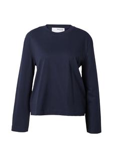 Лонгслив SELECTED FEMME Shirt SLFEssential, темно-синий