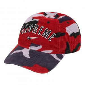 Кепка Supreme x Nike Arc Corduroy 6-Panel Cap 'Red Camo'