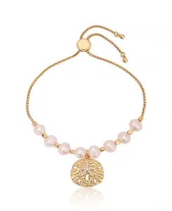Регулируемый браслет Sand Dollar Ettika, gold