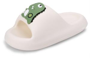 Футболка унисекс белая/черная XMISTUO, 5023-6 Белый милый динозавр [EVA платформа противоскользящая]