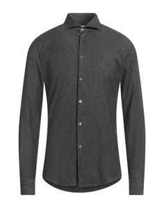 Джинсовая рубашка Daniele Alessandrini, угольно-серый