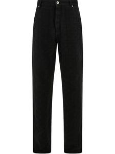 Джинсы Ferragamo Monogram, черный