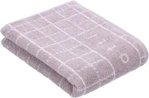 Банное полотенце bugatti "Perezzi", (1 шт.), жаккард в элегантном клетчатом стиле 67х140 см (1 шт.), цвет sea lavender