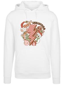 Пуловер F4NT4STIC Hoodie Groovy Christmas Flash Cozy Vibes, белый