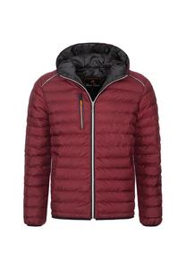 Стеганая куртка классического кроя Rock Creek, винно-красный