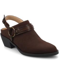 Женские мюли Urbana с острым носком и открытой пяткой Journee Collection, Chocolate