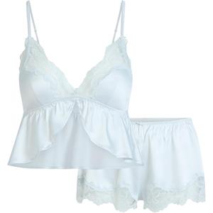 Женский комплект пижамы Skims, Cloud/Cloud Color