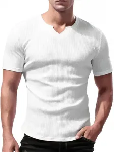 Мужская футболка Slim Fit V-образного выреза с коротким рукавом