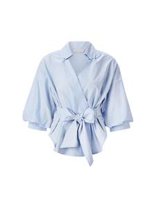 Блузка светло-голубого и белого цвета Rich & Royal