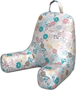 Наволочка для подушки для чтения Ambesonne с цветочным узором, пастельные ромашки и листья, ретро-стиль, весенняя цветовая палитра, мягкая, без наполнителя, размер S, разноцветная., Multicolor