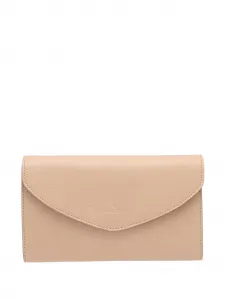 Сумка-клатч из кожи со складным клапаном Il Bisonte, нейтральный