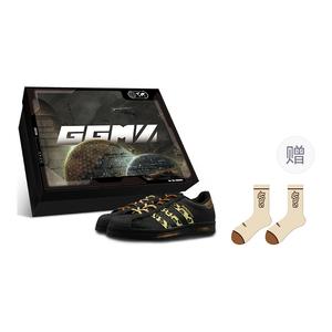 Adidas Originals Низкие износостойкие кроссовки для скейтбординга SUPERSTAR, унисекс, черно-коричневые