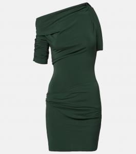 Мини-платье с драпировкой Jacquemus, Dark Green