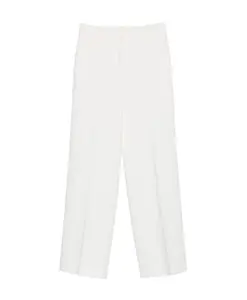 Белые широкие брюки для женщин Via Masini 80, белый