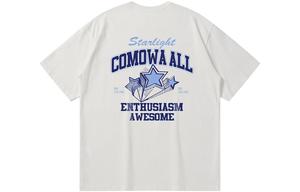 COMOWA футболка унисекс, Белый