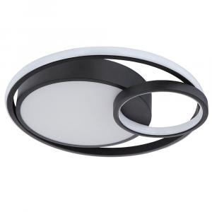 Globo Lighting Светодиодный потолочный светильник Kamilla, металлический, черный