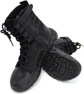 Ботинки lokolucx jungle с молниями и сетчатыми отверстиями, черный