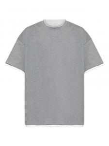 Футболка из хлопка Jil Sander, серый