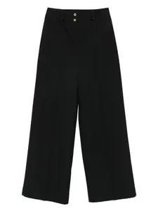 Широкие брюки со складками MONCLER, черный