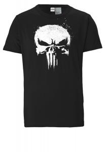 Футболка Logoshirt Marvel Punisher TV Skull, черный