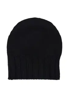 Ребристая шапка BeYou, черный