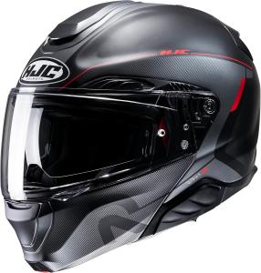 Шлем модуляр HJC Helmets RPHA 91 Combust MC-1SF, черный / красный