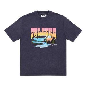 Футболка ss22 palaska dye t-shirt 'purple' Palace, фиолетовый