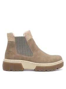 Ботильоны на плоской подошве Rieker, бежевый